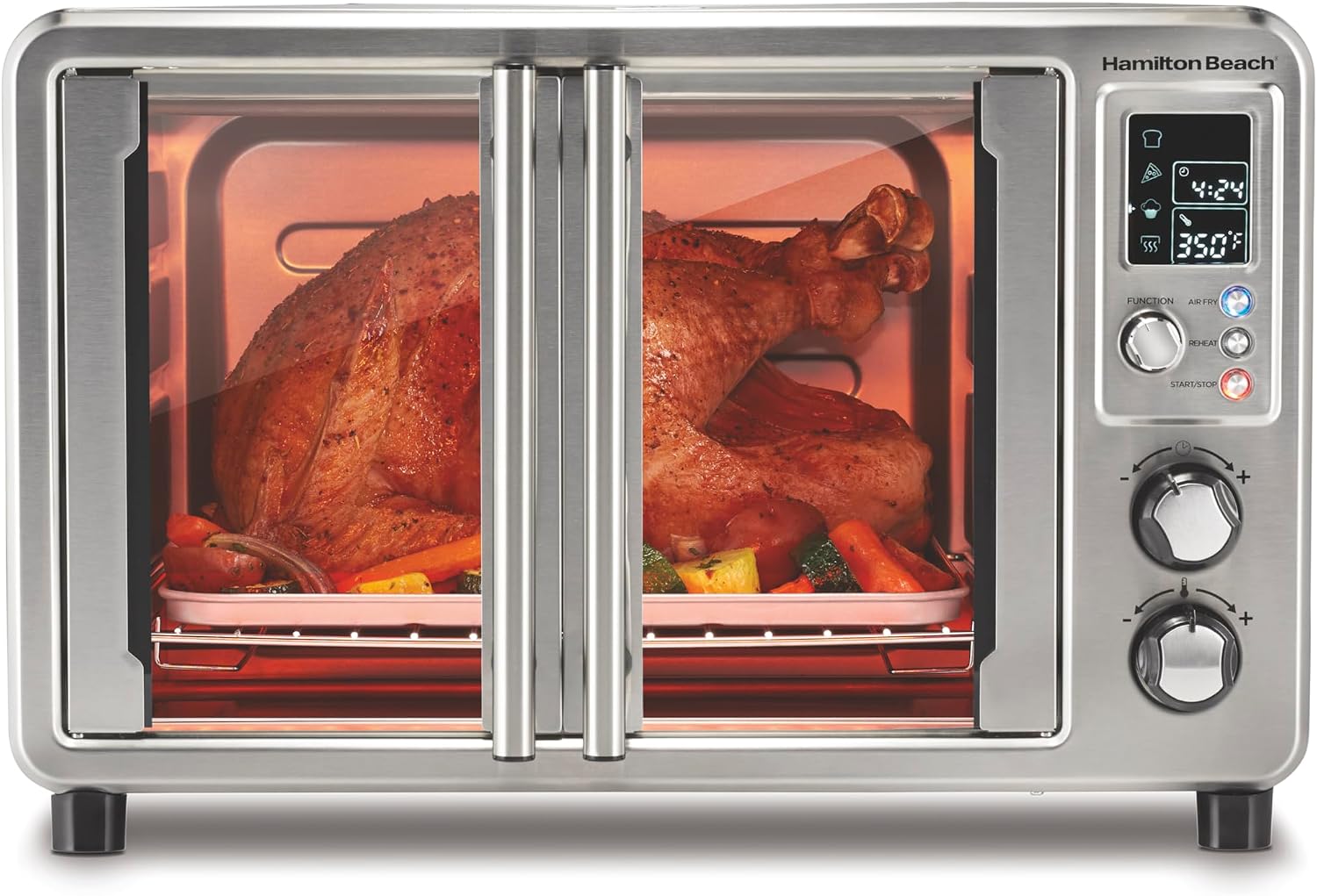 Hamilton Beach Sure Crisp 6 en 1 XL Digital Air Freyer Horno tostador Combo