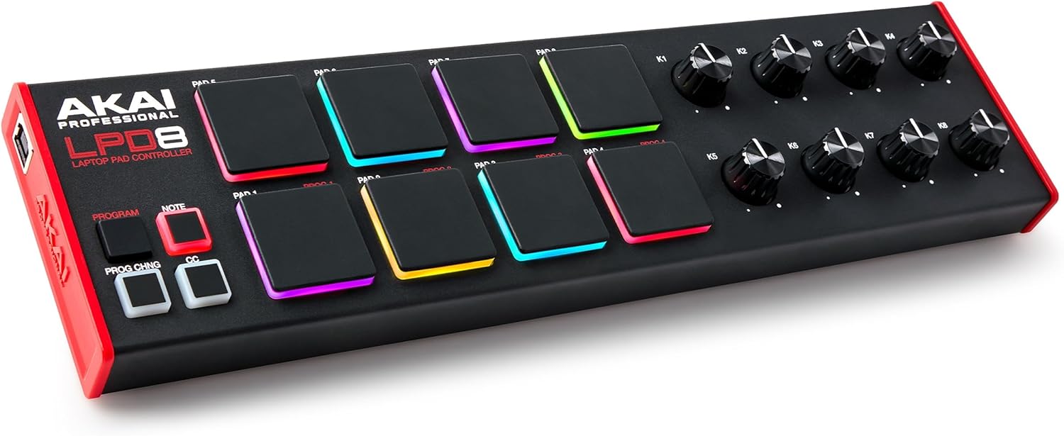 Akai Professional LPD8 Controlador MIDI Pad USB