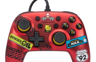 PowerA Nano Wired Controller for Nintendo Switch – Mario Kart: Racer Red