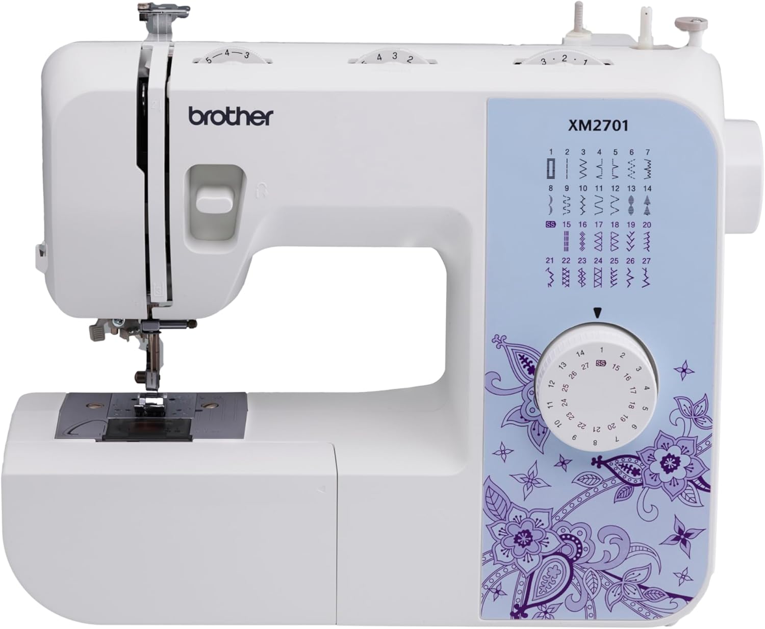 Brother Máquina de coser, XM2701, máquina ligera con 27 puntadas