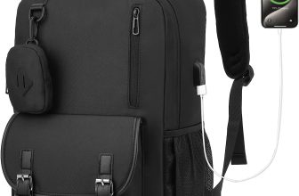 Mochila para Laptop Mujer 15.6 Pulgadas con Bolsa pequeña