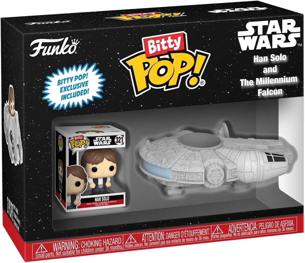 Funko Pop! Bitty Ride: Star Wars – Han Solo with Millenium Falcon