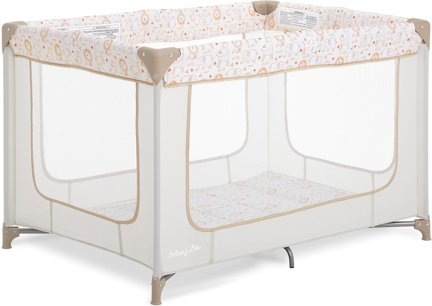 Dream On Me Zodiak Cuna Portátil, Beige, 101.6 x 72 x 73 cm
