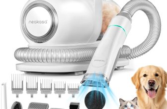 neabot P1 Pro – Kit de aseo para mascotas y succión al vacío de 99% pelo de mascotas