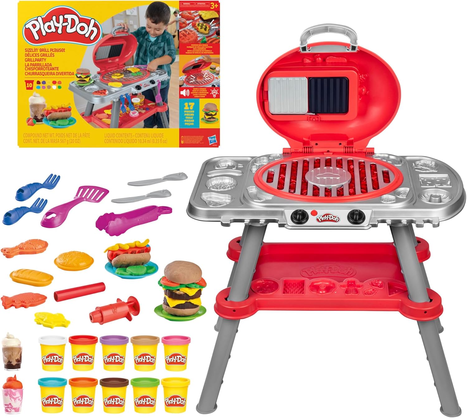 Play-Doh Set de Masa Moldeable La Parrillada