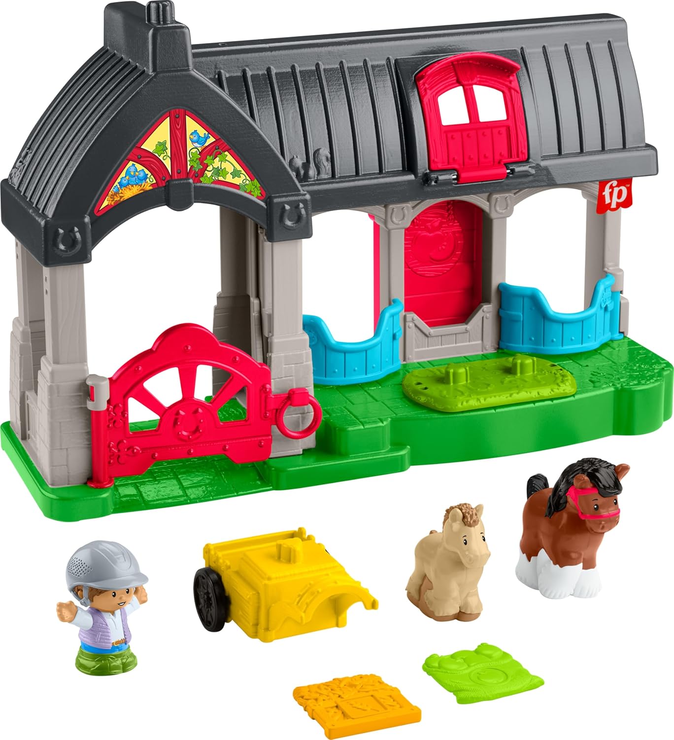 Little People Juguete para Bebés Establo de Animalitos para bebés de 1 año en adelante