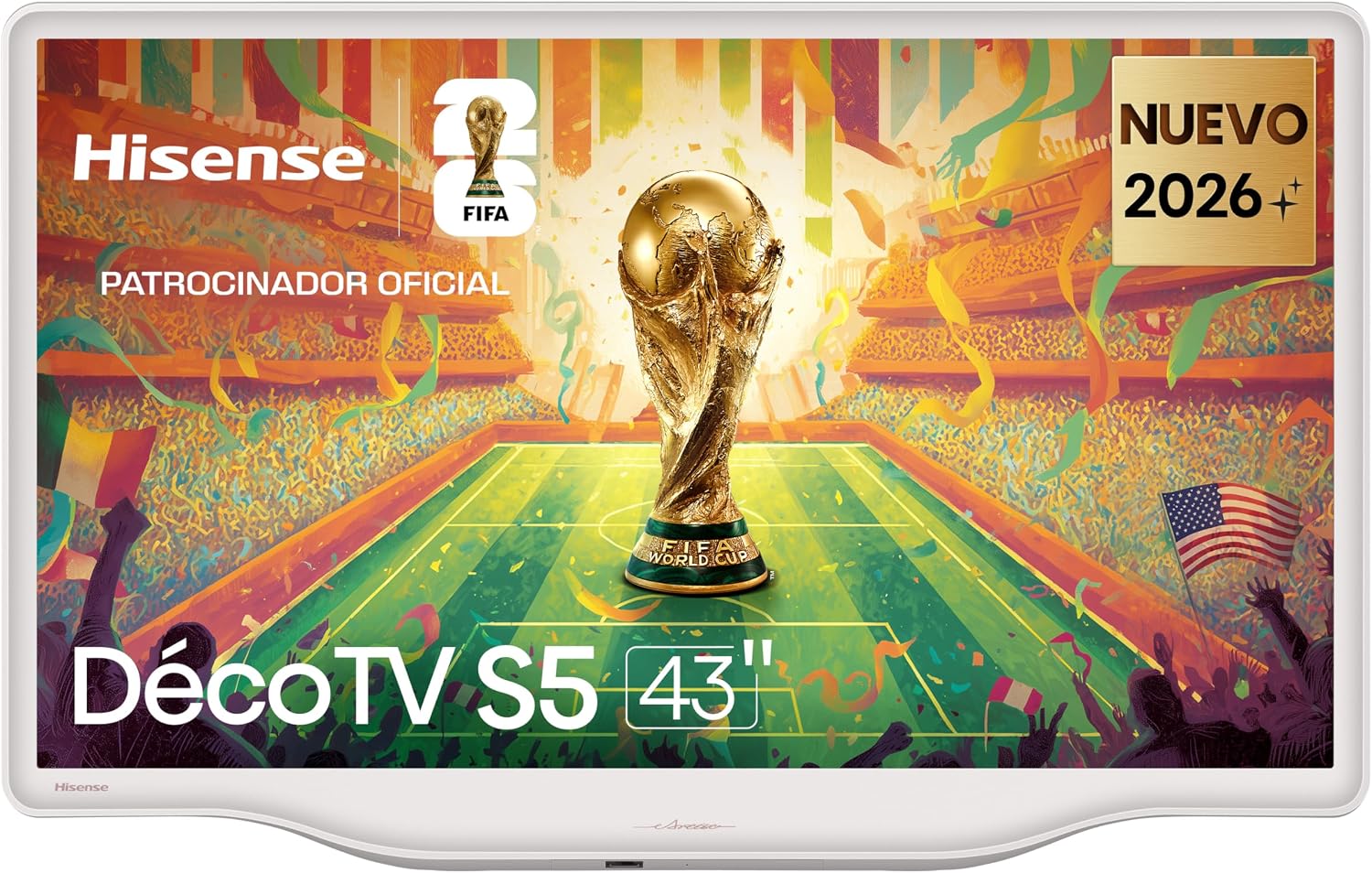 Hisense Déco TV S5Q Pantalla 43“ Pulgadas