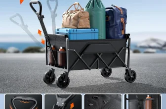 Aliexpress: Carrito Plegable Portátil con Puerta y Ruedas Giratorias
