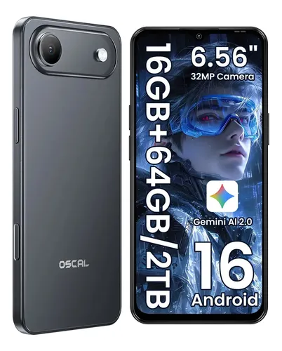 Oscal Flat Lite 17 Air – Smartphone 6.6″ Android 16 128GB