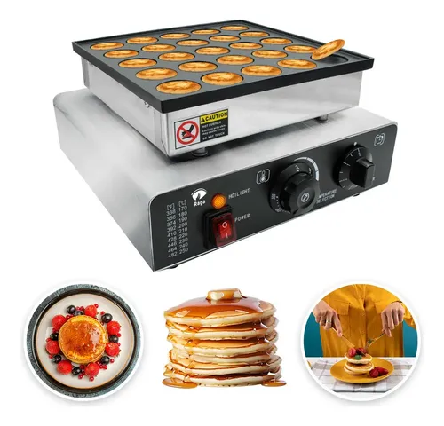 Máquina 25 Mini Hot Cakes Industrial Control Temp