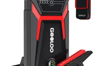 Arrancador De Batería Portátil 1500A Power Bank 435g Ultra Ligero Brújula 4 En 1 Linterna LED Auto Moto Camioneta
