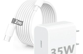 Cargador 35W Rápido iPhone 14/13/12 + Cable 2m