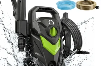 Mercado libre: Hidrolavadora Eléctrica 1200W 1600 PSI Verde Kit Completo