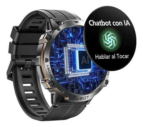Mercado libre: Smartwatch Cubot X3 – Llamadas, IA y 100 días batería