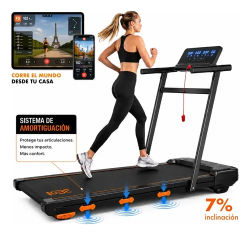 Mercado libre:Caminadora Eléctrica Plegable Lumo 2HP Bluetooth