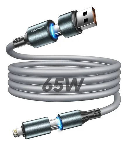 Cable Awei CM-6 4 en 1 USB-C 65W – 1m