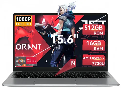 Laptop Games 15.6” Amd Ryzen 7 7730u 16gb Ram 512gb Ssd Fhd Windows 11 Pro
