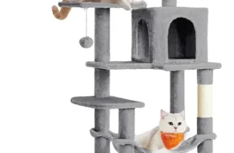 Árbol Para Gatos Gris – Torre Rascadora