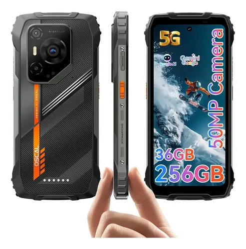 Oscal Pilot 3 5G – Celular Rugged 256GB 36GB RAM