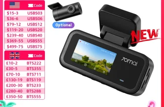 70mai A210 1080P Dash Cam GPS Wi-Fi6