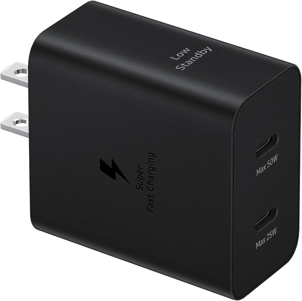 Samsung 50W USB-C Duo Power Adapter + 1.8m USB-C Cable