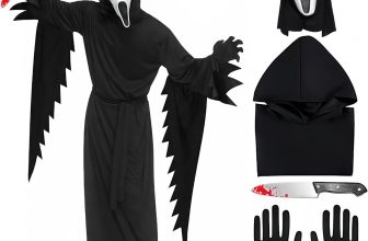 Gritos Halloween Disfraz Adulto y Niño: Máscara, Capa, etc.