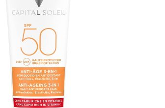 Protector Solar Facial Anti-edad 3 en 1 Toque Seco FPS50 Vichy Capital Soleil 50ml