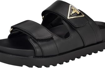 Guess Sandalia GWFABULA para Mujer, Color Negro