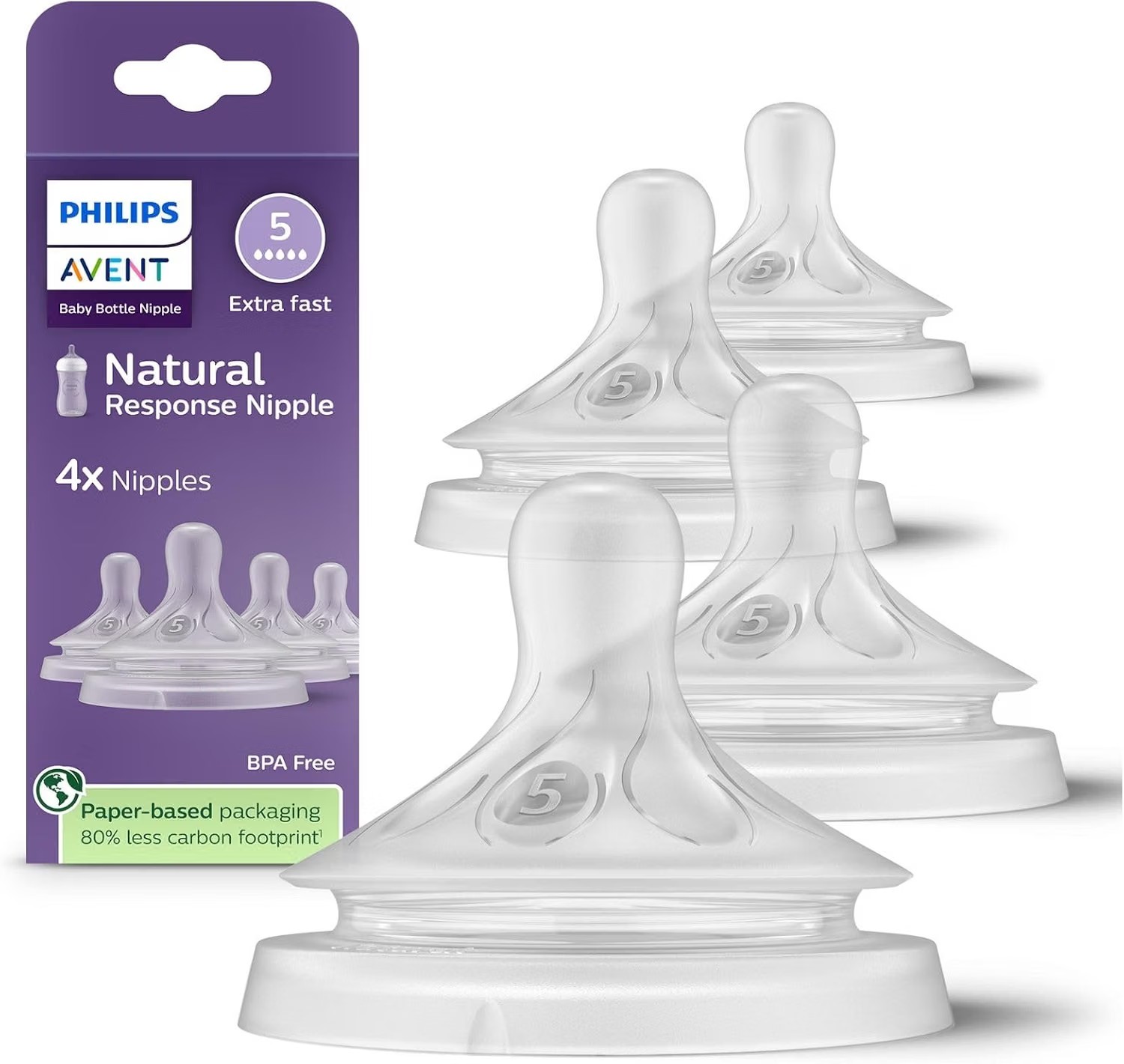 Philips Avent Tetina Natural Response Flujo 5 – Variable