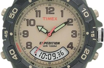 Timex Men ‘s T45181 Expedition resina Combo Reloj de correa de nailon café