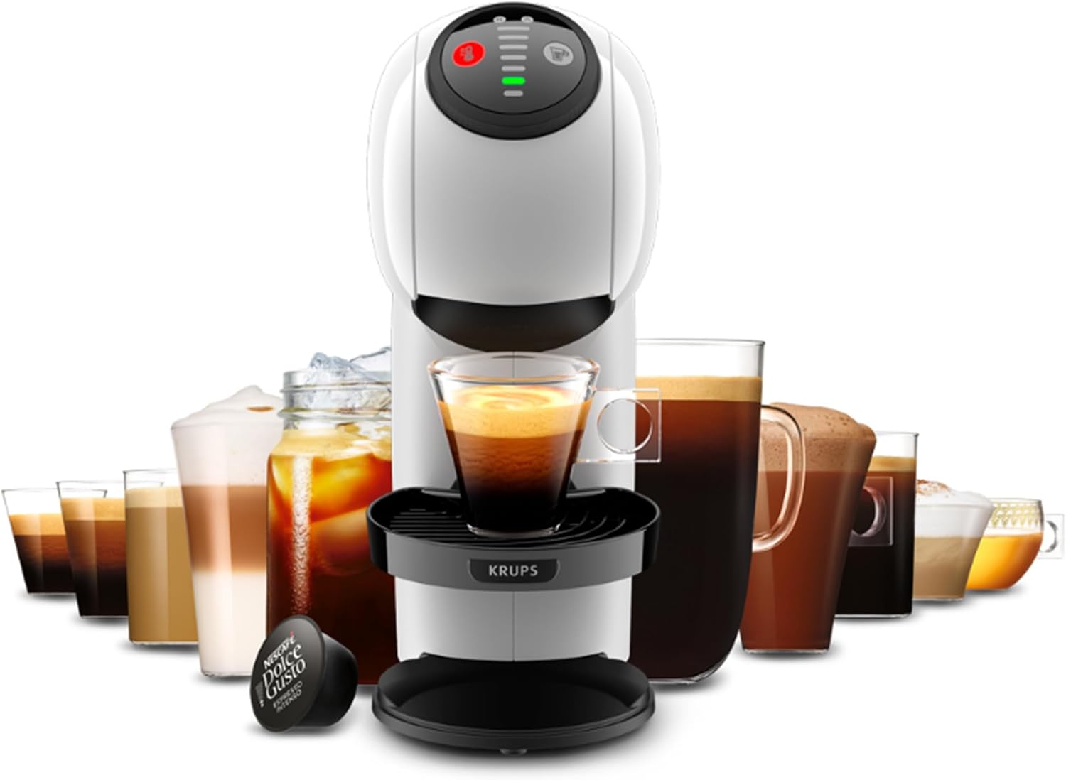 Krups Cafetera Dolce Gusto Genio S Blanca KP2401MX