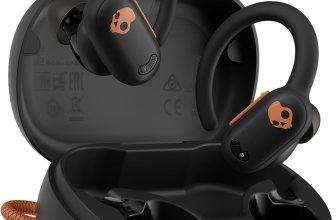 Skullcandy Push ANC Active Noise Cancelling Wireless Earbuds – Black/Orange