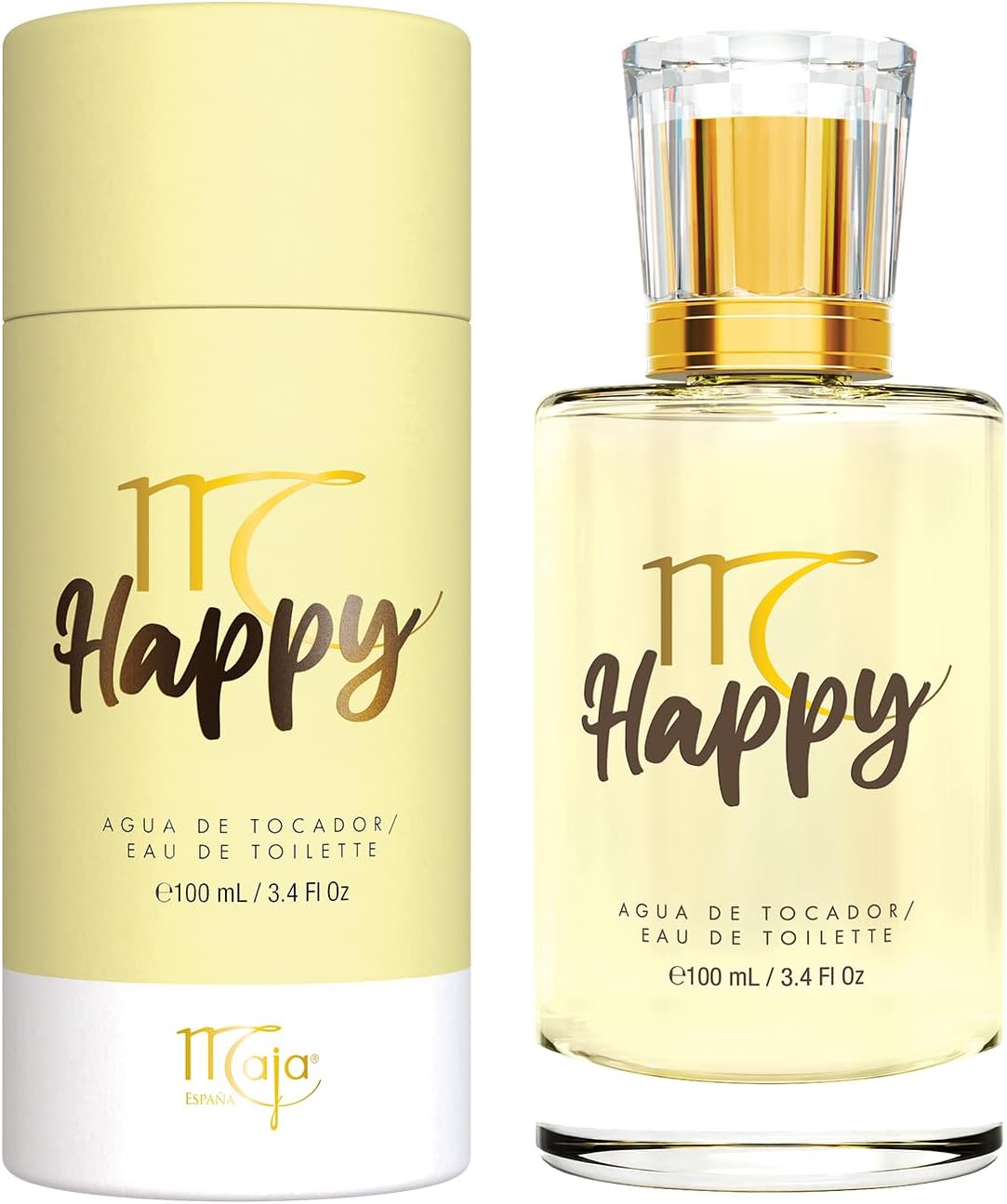 Maja, Agua de Tocador Happy, Aroma Floral Acuático, 100 ml
