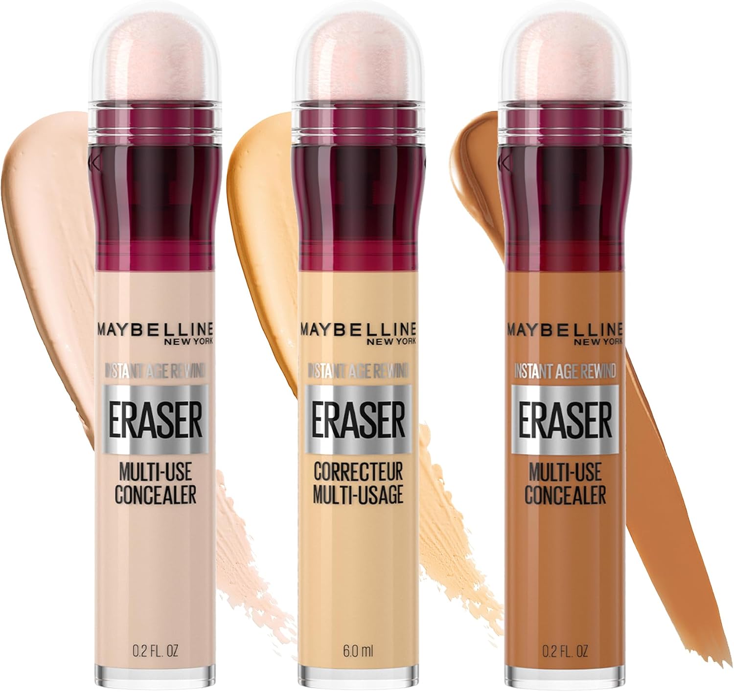 Maybelline Kit Instant Age Rewind | 3 Correctores faciales | Colores Fair