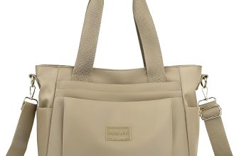 Bolsas de Mujer con Cremallera, Bolso Multibolsillos Impermeable
