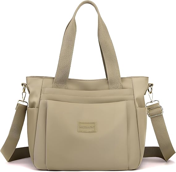 Bolsas de Mujer con Cremallera, Bolso Multibolsillos Impermeable