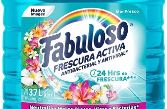 Fabuloso Limpiador Multiusos Líquido Frescura Activa Mar Fresco 3.7 L