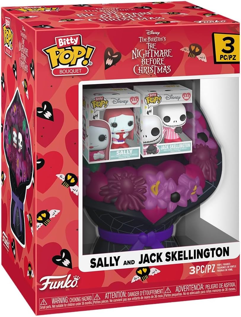 Funko Bitty Pop! Bouquet: Disney Nightmare Before Christmas – Jack & Sally
