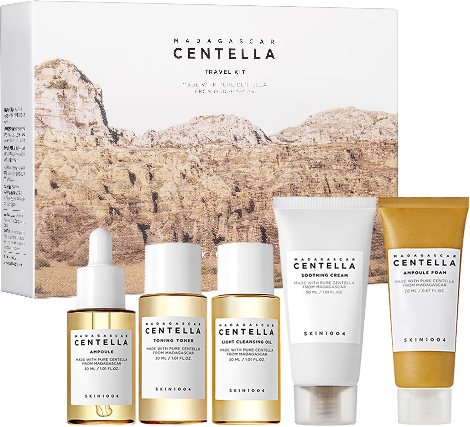 Madagascar Centella Travel Kit