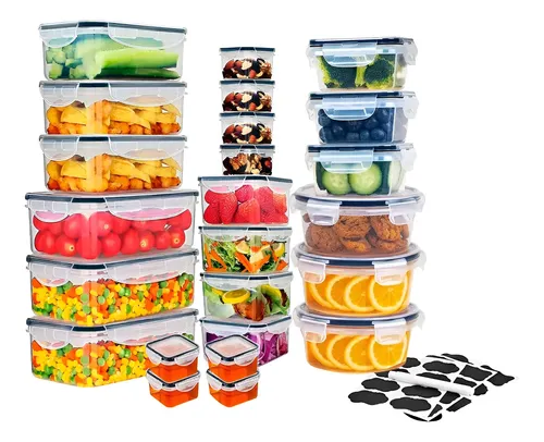 Recipientes Herméticos 24 Pz Raganet – Almacenamiento Cocina
