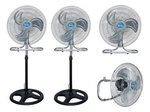 Mercado libre: Set 2 Ventiladores SHTARK 3 en 1 de 18″ – Pedestal/Piso/Pared
