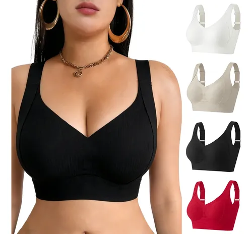 Mercado libre: Pack 4 Brasieres Push Up Sin Varilla para Mujer