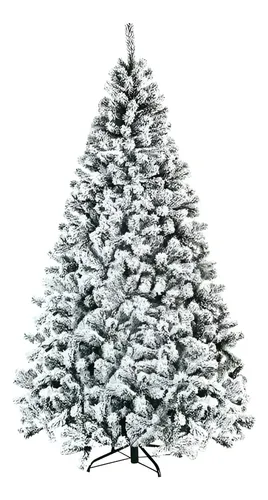 Árbol de Navidad Nieve 1.8m Frondoso Artificial Verde