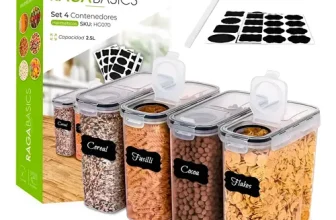 Contenedores Herméticos Topper 2.5L – Set 4 Piezas