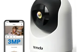 Tenda CP3 – Cámara WiFi 2K Domo 360° Visión Nocturna