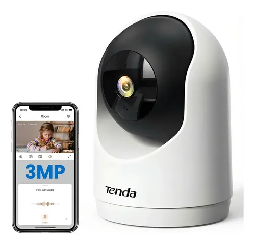 Tenda CP3 – Cámara WiFi 2K Domo 360° Visión Nocturna