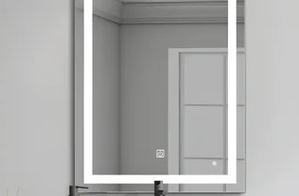Espejo LED Touch 3 Luces Rectangular Baño Tocador