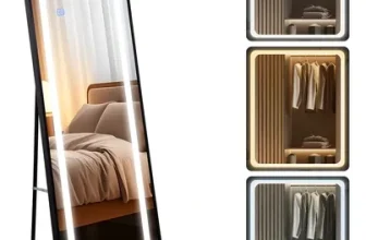 Mercado libre: Espejo Rectangular Quopiy Full 3 Luces Negro