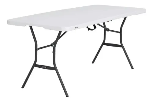 Mesa Plegable Blanca 1.80 m Tipo Portafolio