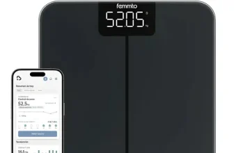 Báscula Digital Femmto Bluetooth 180 kg Baño